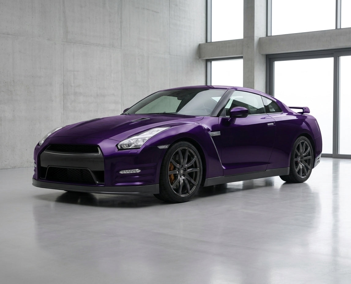 metallic midnight purple environment