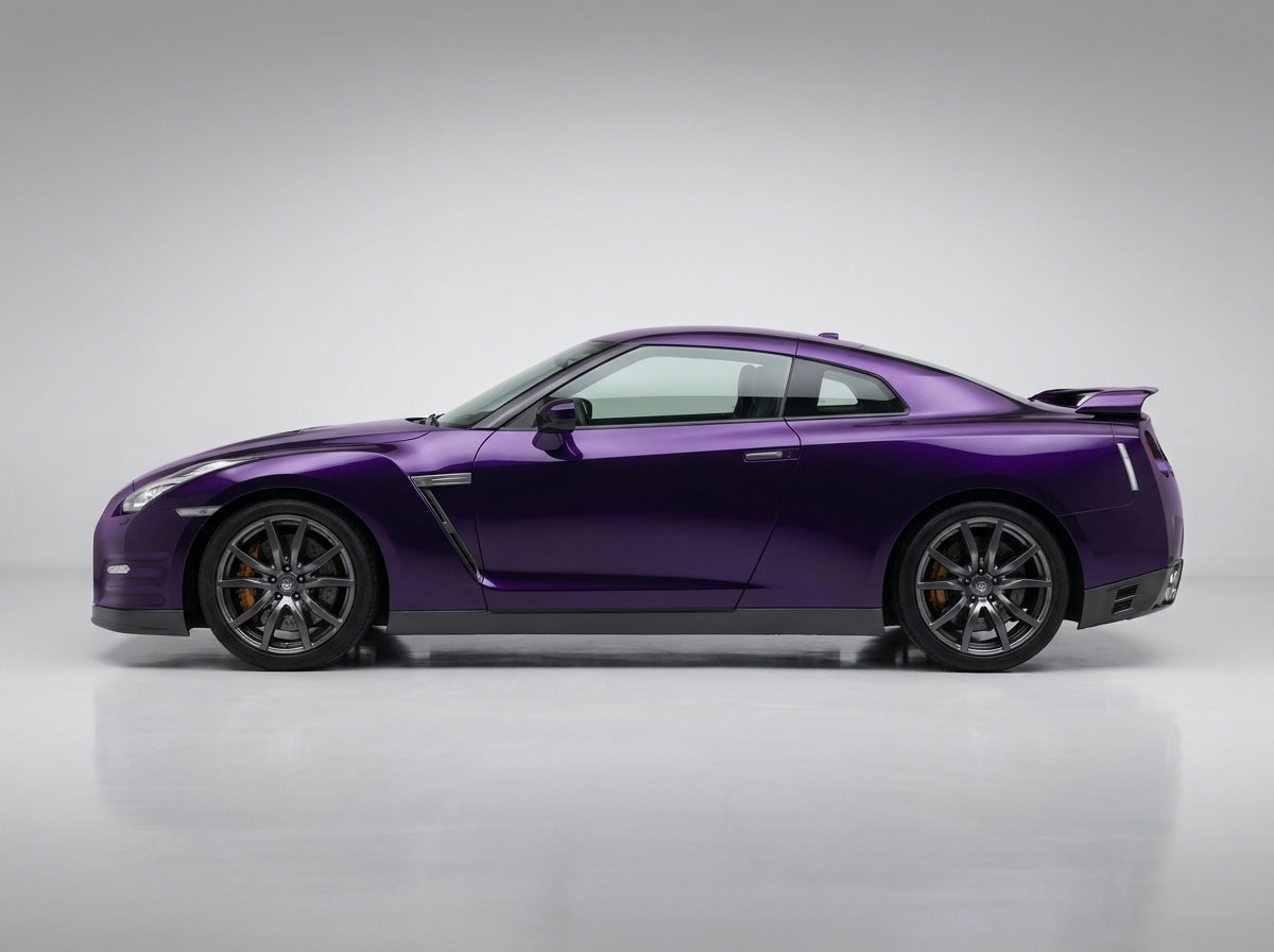 metallic midnight purple side
