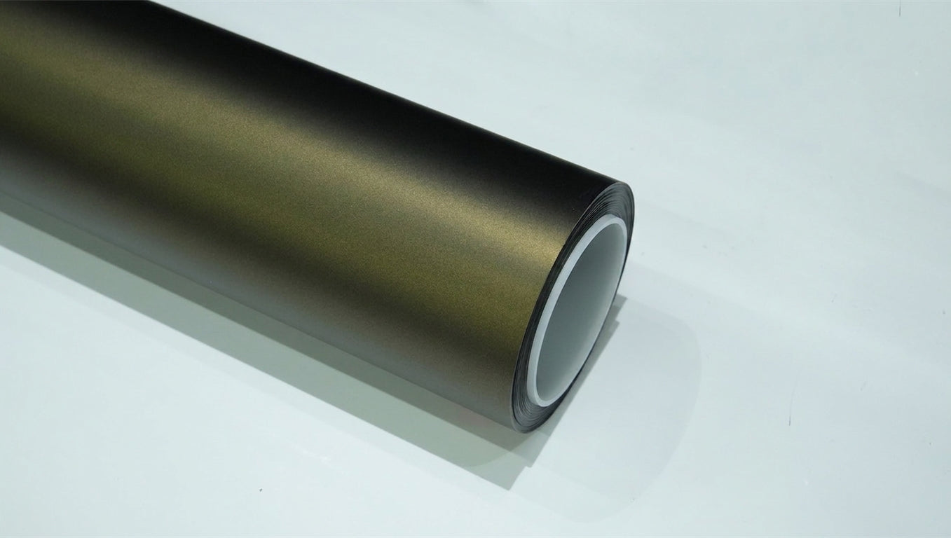 satin-gold-green roll