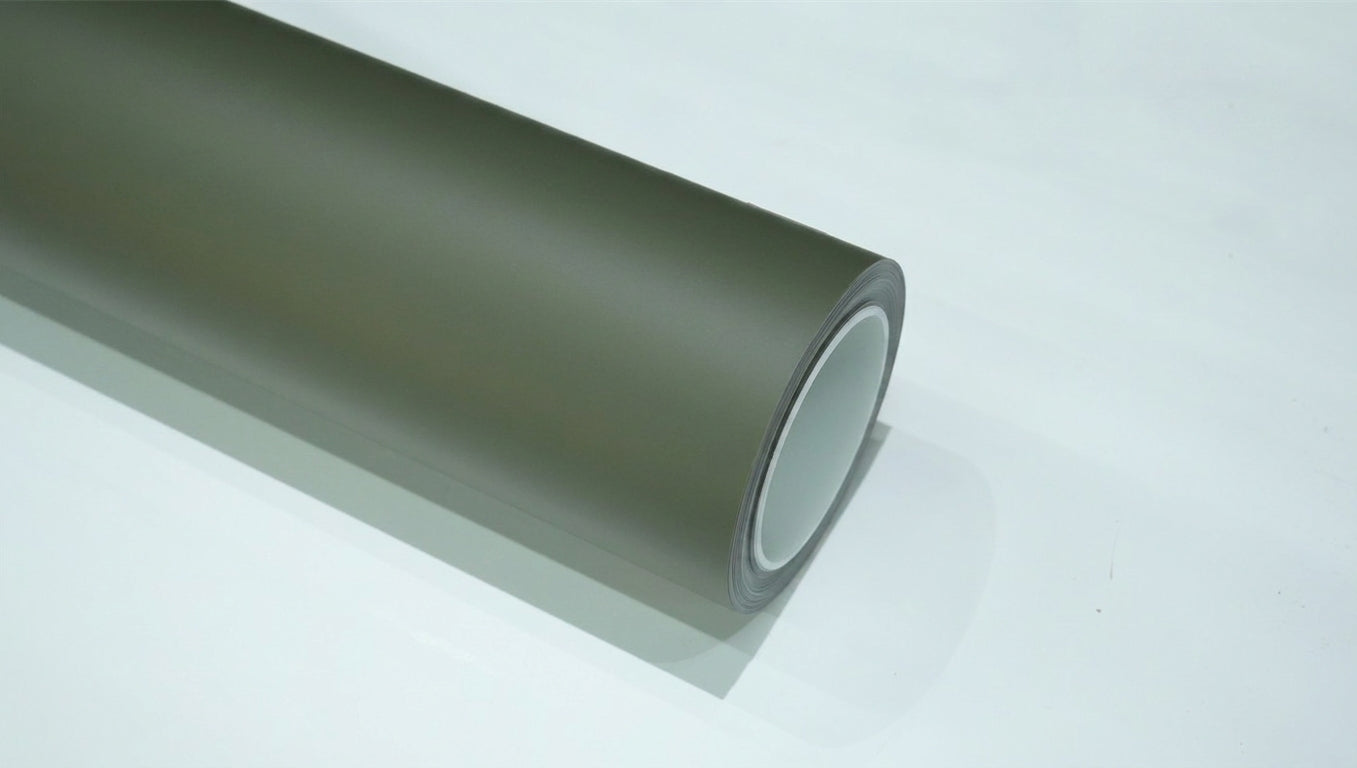 satin-khaki-green roll