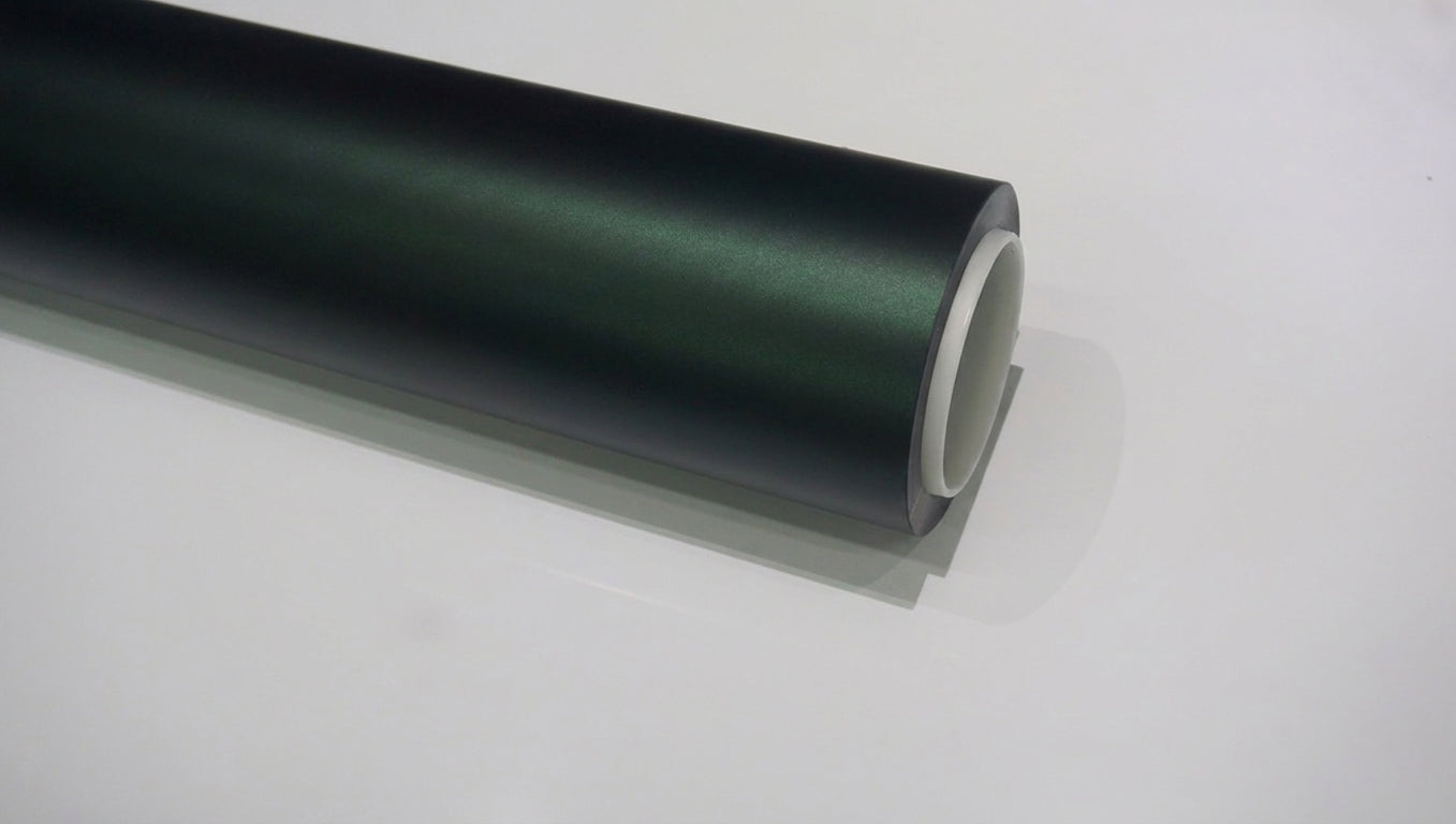 satin-olive-green roll