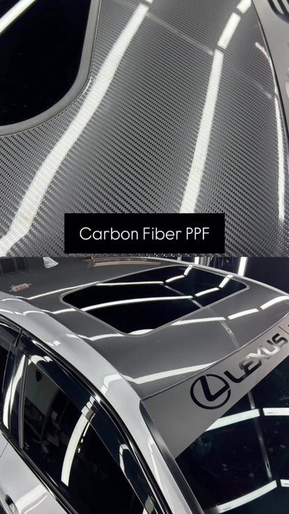Color Paint Protection Film (PPF) 60" - 6D Carbon Fiber