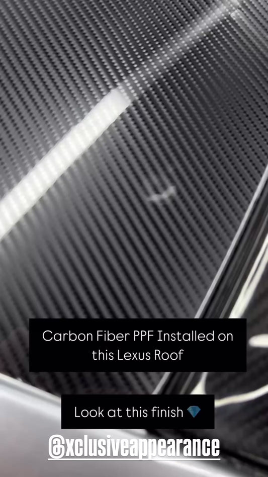 Color Paint Protection Film (PPF) 60" - 6D Carbon Fiber
