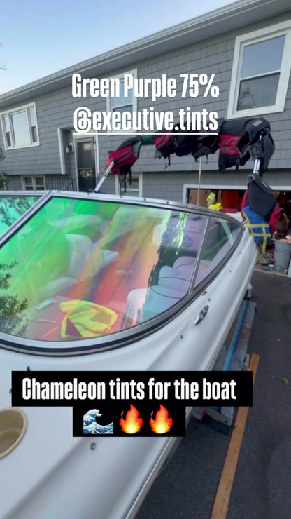 Chameleon Ceramic Window Film - Green Purple 75%