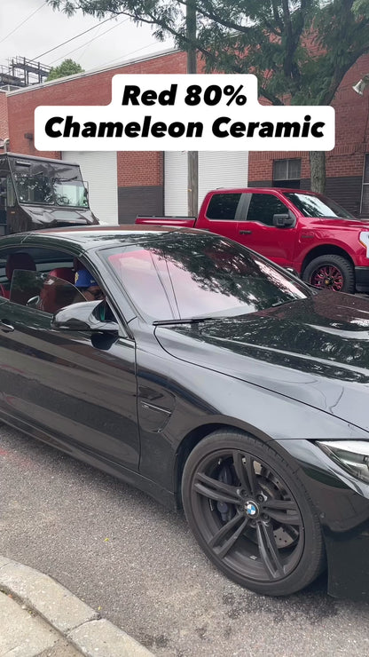 Chameleon Ceramic Window Film - Light Red 80%