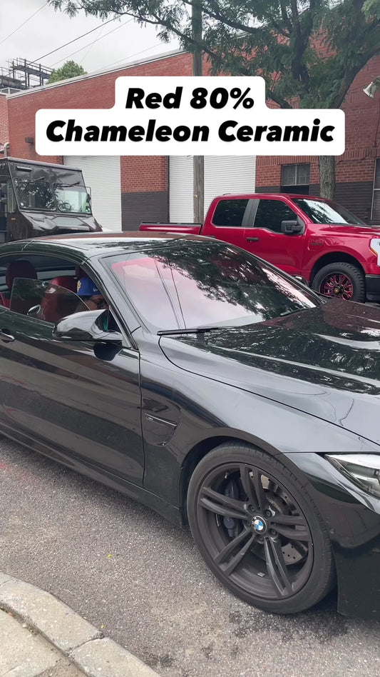 Chameleon Ceramic Window Film - Light Red 80%