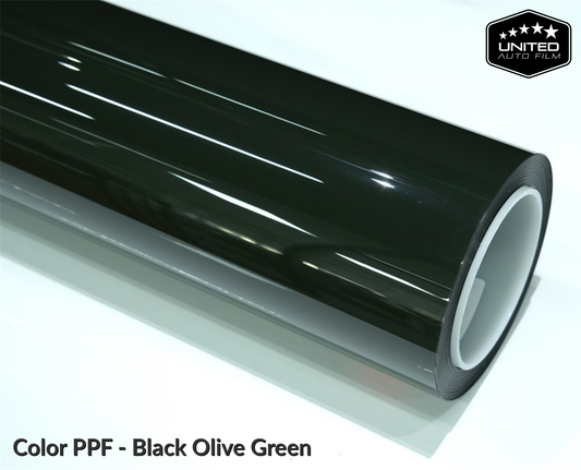 United Auto Film Color PPF - Black Olive Green