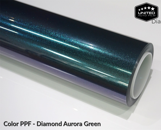 United Auto Film Color PPF - Diamond Aurora Green