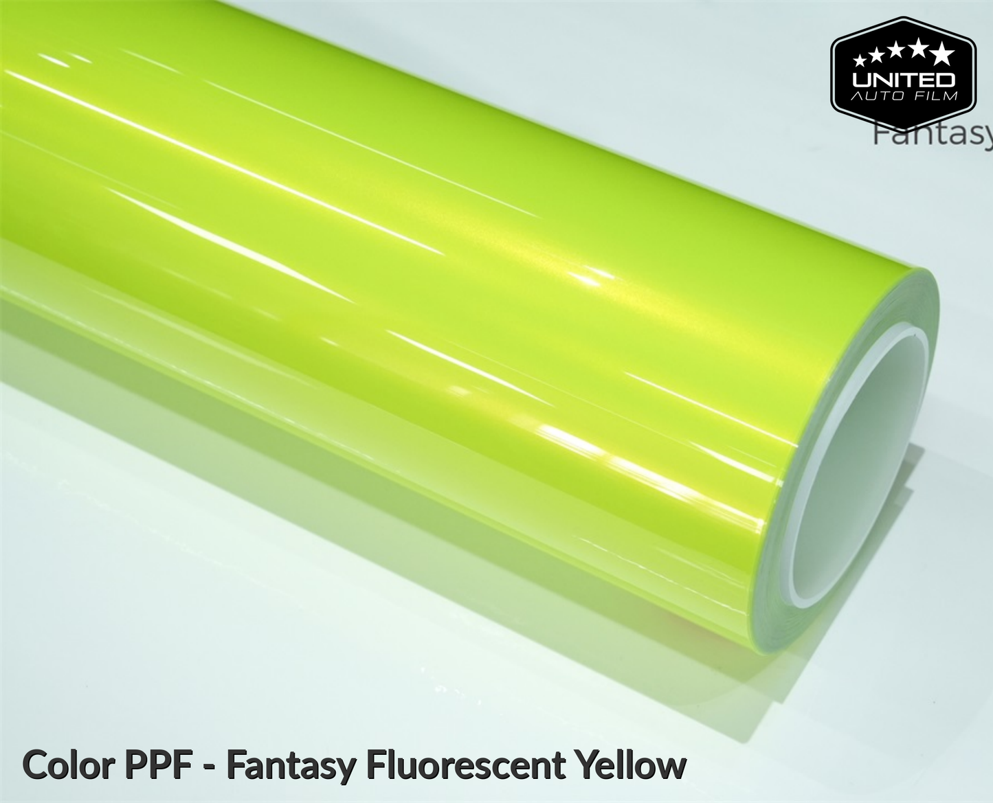 United Auto Film Color PPF - Fantasy Fluorescent Yellow