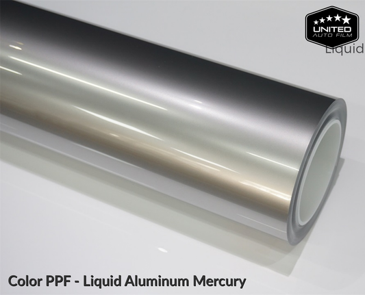 United Auto Film Color PPF - Liquid Aluminum Mercury