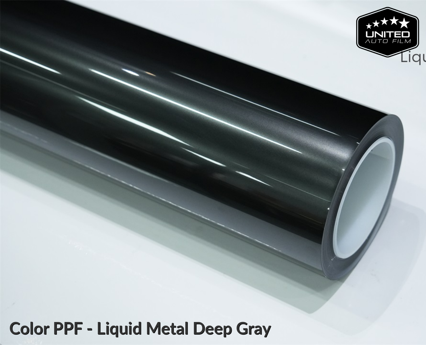 United Auto Film Color PPF - Liquid Metal Deep Gray