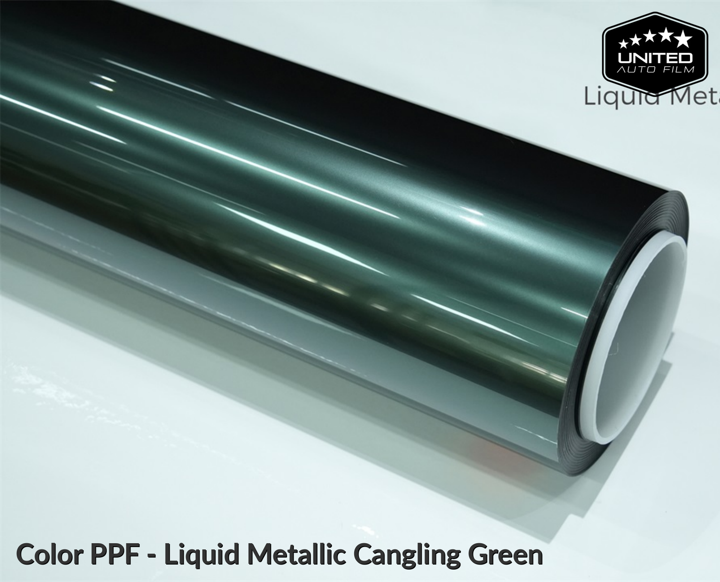 United Auto Film Color PPF - Liquid Metallic Cangling Green
