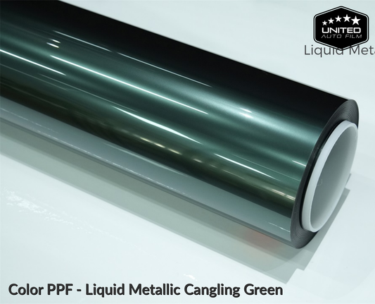 United Auto Film Color PPF - Liquid Metallic Cangling Green