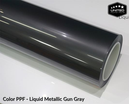 United Auto Film Color PPF - Liquid Metallic Gun Gray