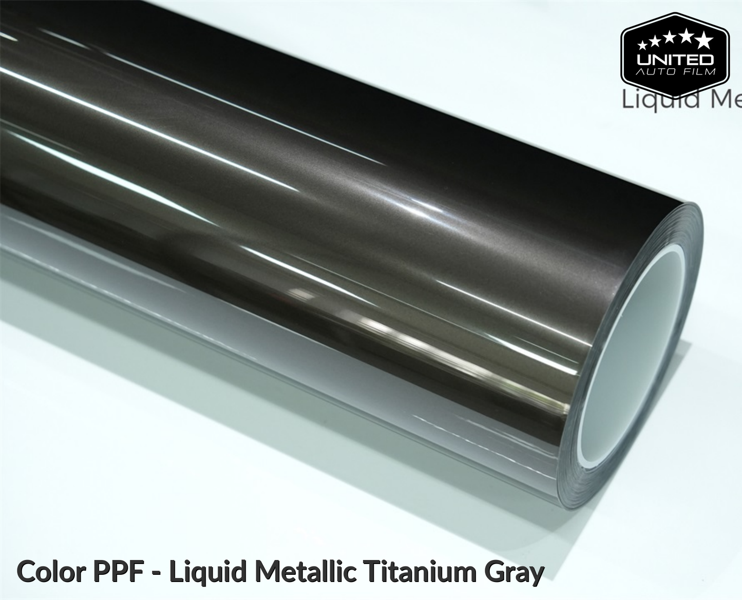United Auto Film Color PPF - Liquid Metallic Titanium Gray