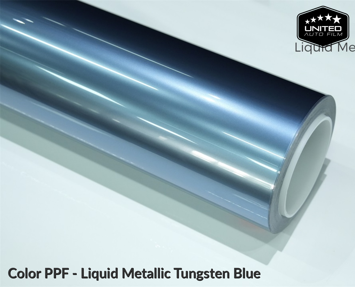 United Auto Film Color PPF - Liquid Metallic Tungsten Blue