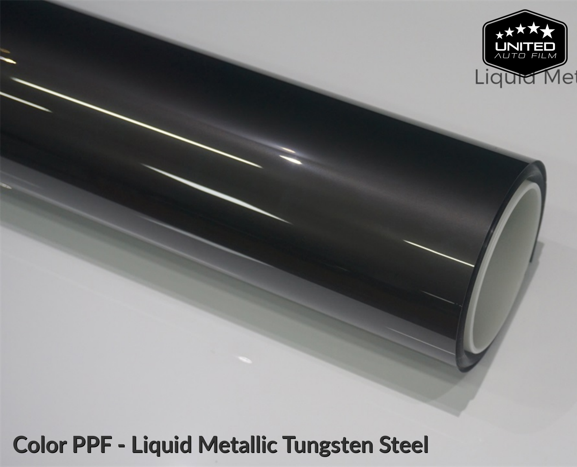 United Auto Film Color PPF - Liquid Metallic Tungsten Steel