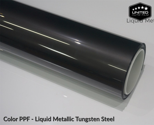 United Auto Film Color PPF - Liquid Metallic Tungsten Steel