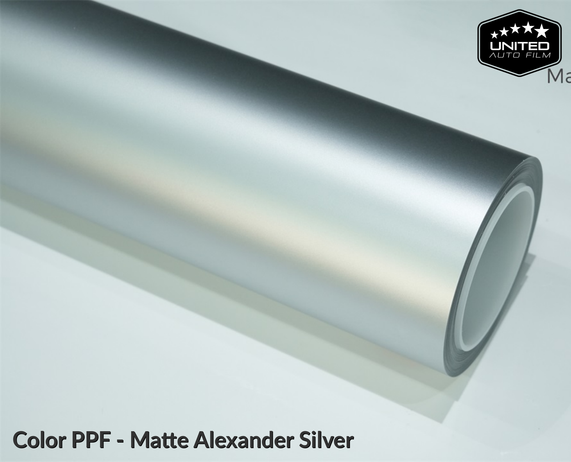 United Auto Film Color PPF - Matte Alexander Silver