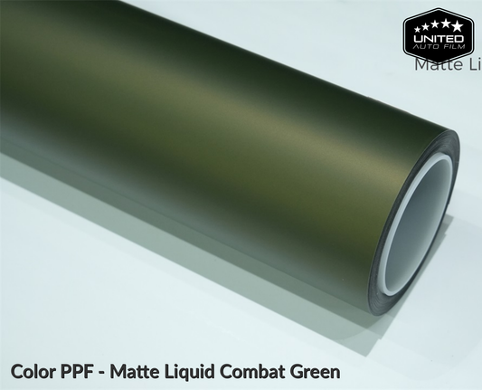 United Auto Film Color PPF - Matte Liquid Combat Green