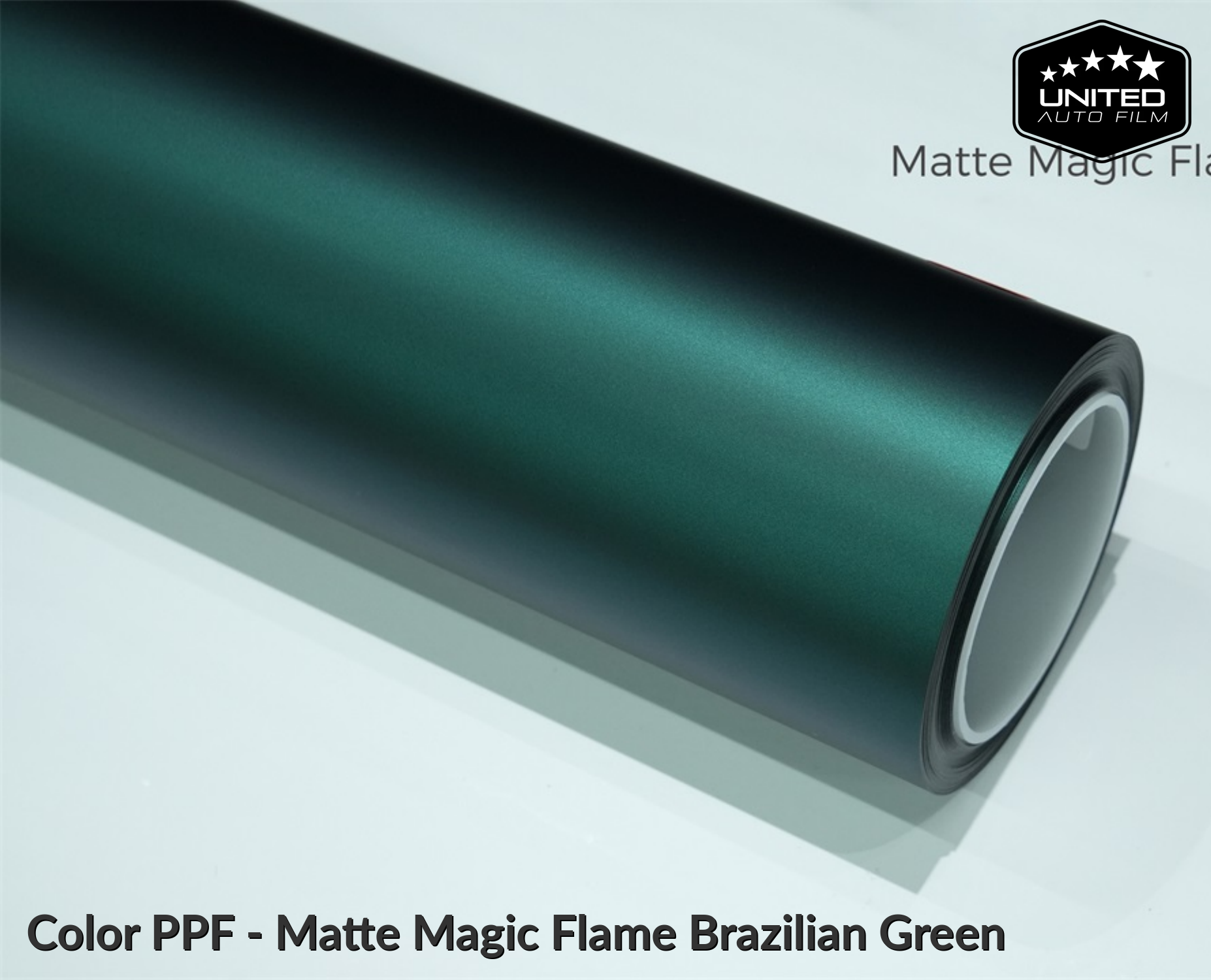 United Auto Film Color PPF - Matte Magic Flame Brazilian Green