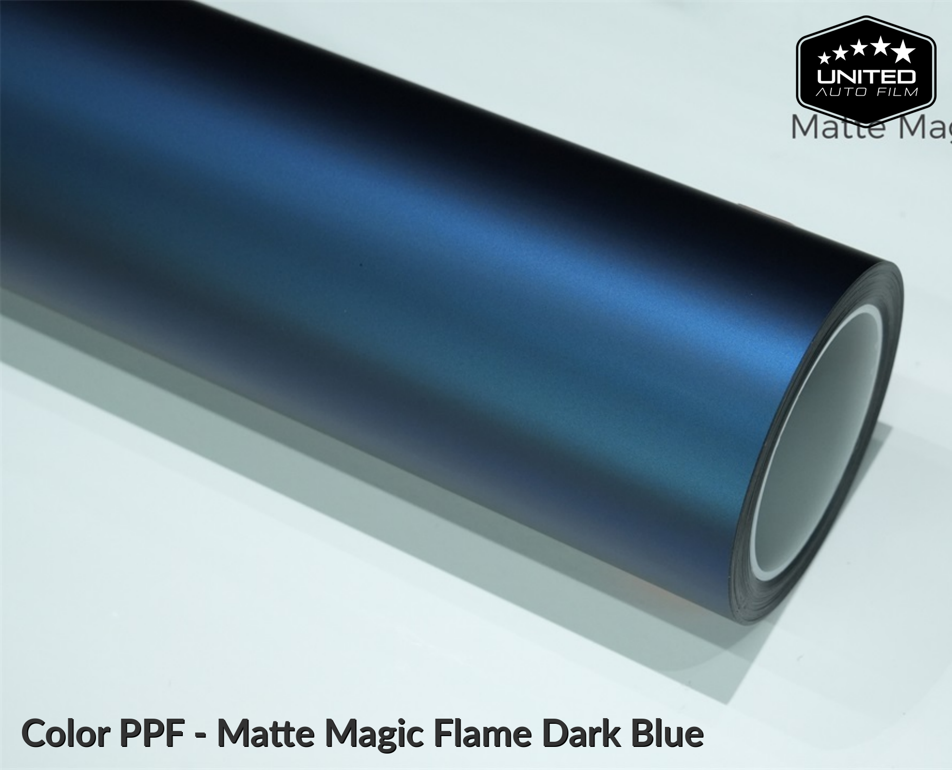 United Auto Film Color PPF - Matte Magic Flame Dark Blue