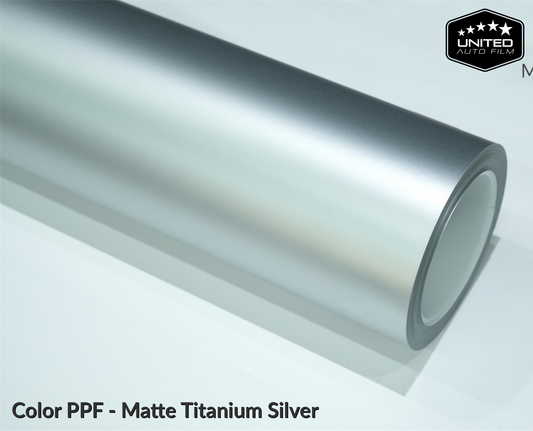 United Auto Film Color PPF - Matte Titanium Silver