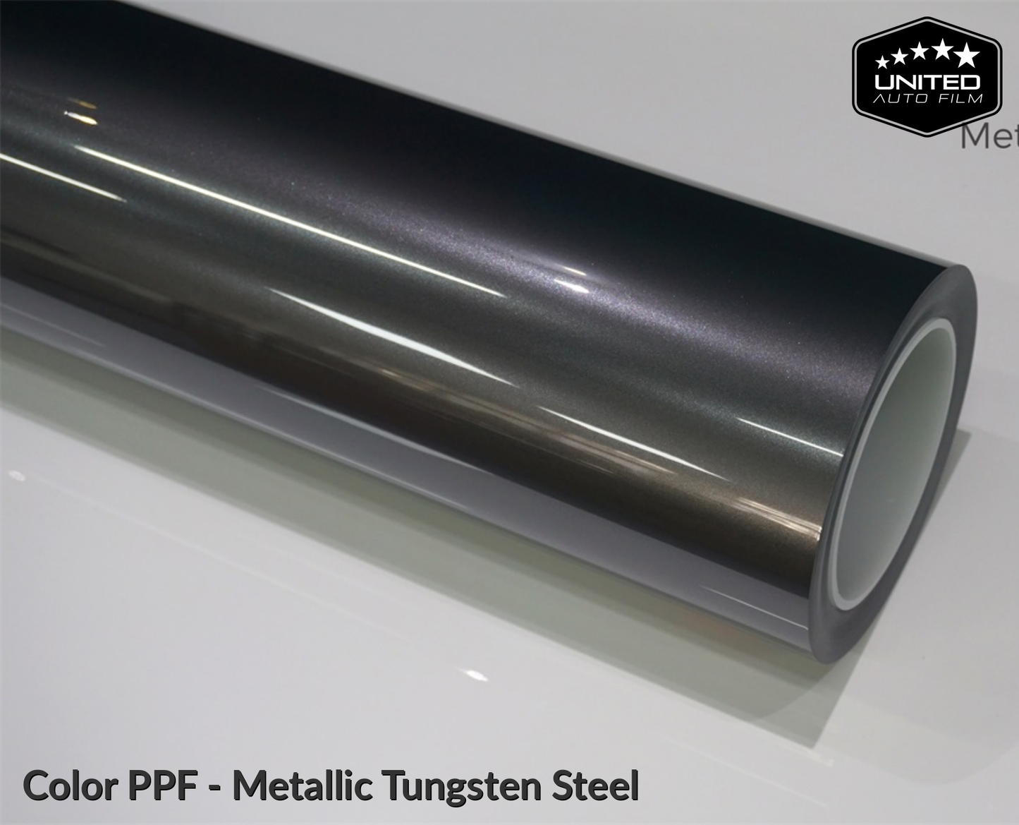 United Auto Film Color PPF - Metallic Tungsten Steel