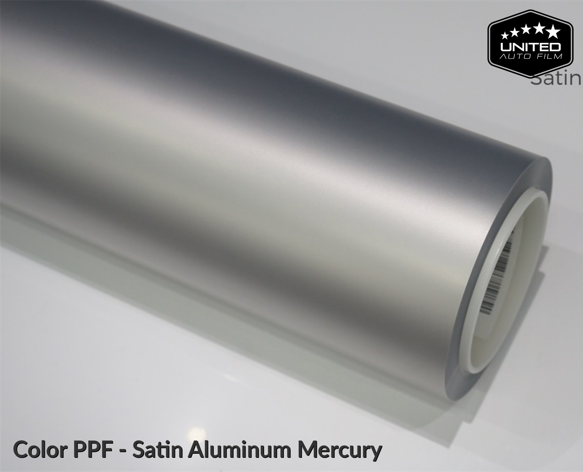 United Auto Film Color PPF - Satin Aluminum Mercury