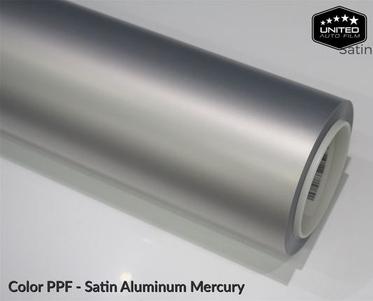 United Auto Film Color PPF - Satin Aluminum Mercury