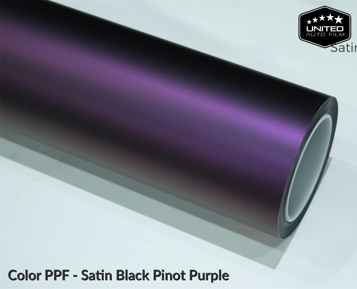 United Auto Film Color PPF - Satin Black Magic Purple