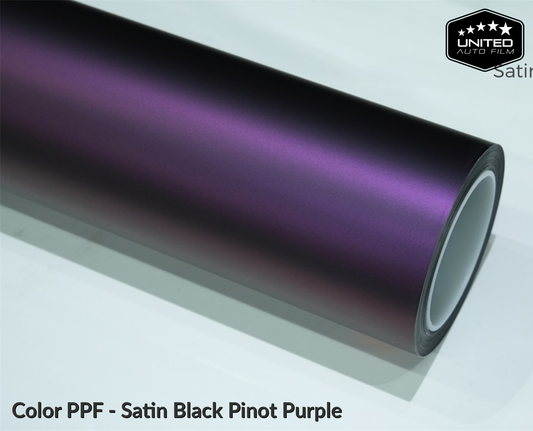 United Auto Film Color PPF - Satin Black Magic Purple