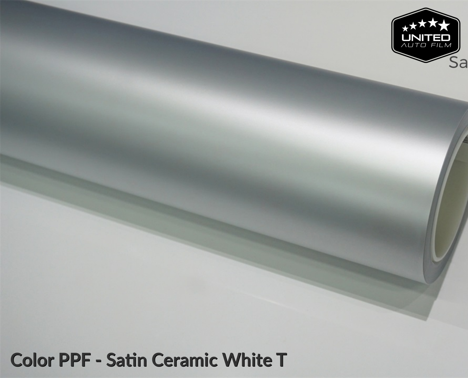United Auto Film Color PPF - Satin Ceramic White