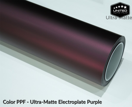 United Auto Film Color PPF - Ultra-Matte Electroplate Purple